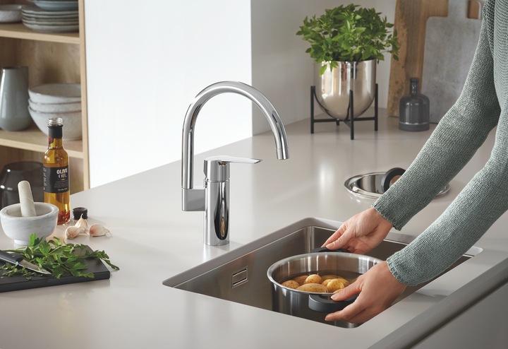 Actual product image Grohe K700 Unterbau Edelstahlspüle (Fitted sink, 40 cm, 50 cm)