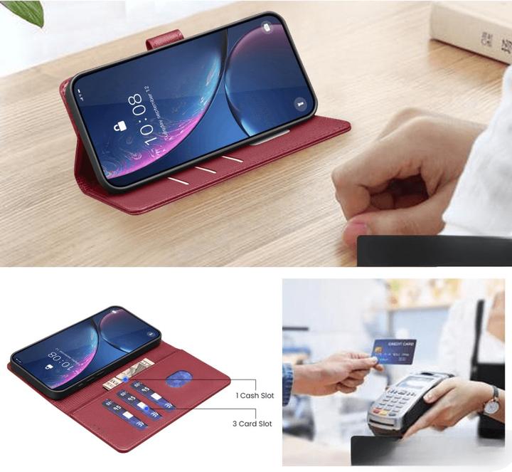 Actual product image Binfen Color Galaxy S25 / S24 - BINFEN Leder Etui Hülle mit RFID Blocker (Samsung Galaxy S24, Samsung Galaxy S25)