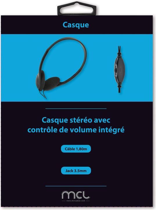 Produktbild MCL Casque Stro Avec Contrle Du (Kabelgebunden)
