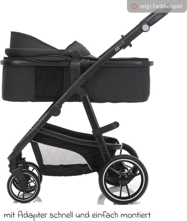 Produktbild Fillikid Kinderwagen 3 in 1 4-1 Kombi-Kinderwagen-Set Fill Jaguar mit (0 Monate - 4 Jahre)