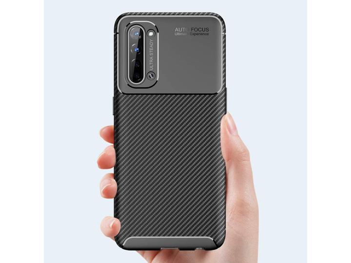 Produktbild Screenguard Oppo Find X2 Lite Hülle Carbon Design TPU Case (Oppo Find X2 Lite)
