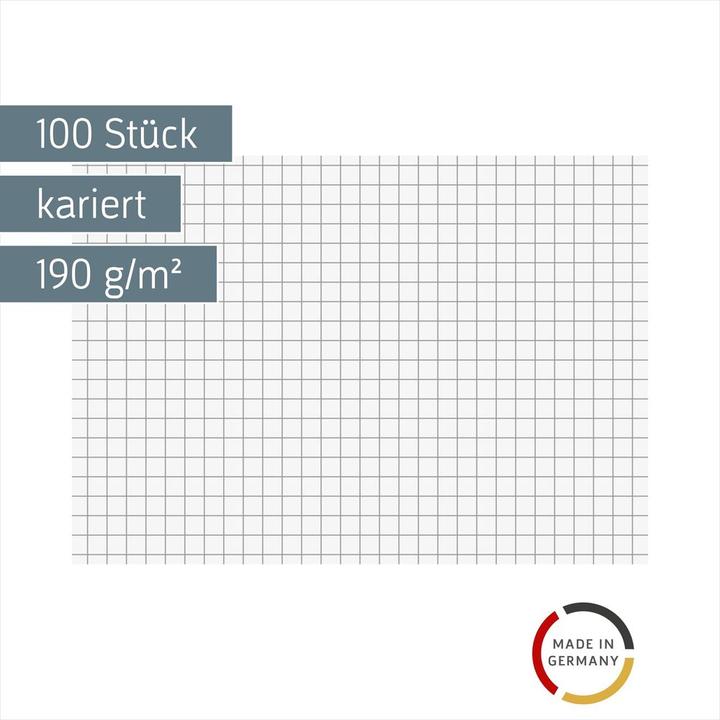 Produktbild Brunnen Karteikarten (A6, 100x, 180 g/m²)