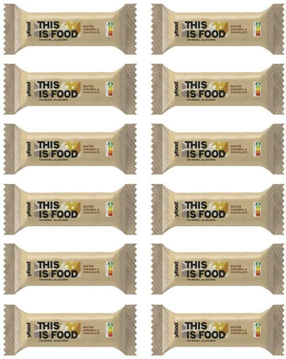 Nährwerte und Zutaten YFood Salted Caramel & Chocolate (12 Stk., 720 g)