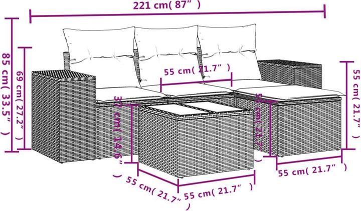 Produktbild vidaXL Alberto