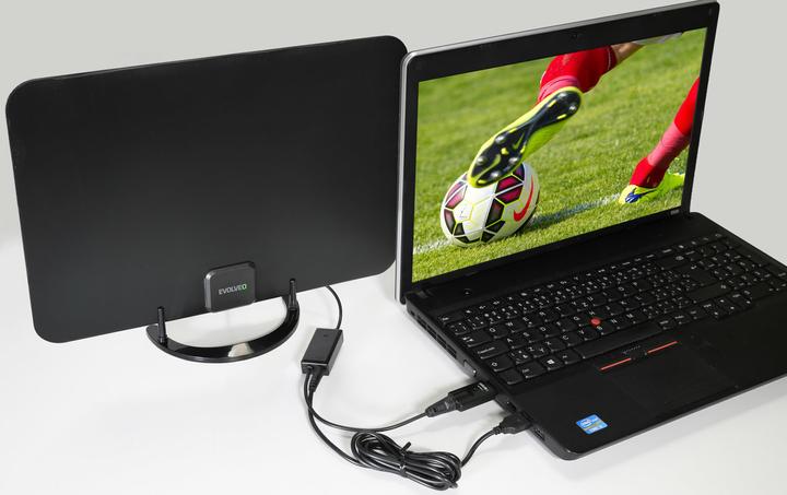 Produktbild Evolveo Xany LTE television antenna Indoor (Zimmerantenne, 45 dB, LTE, DVB-T / -T2)