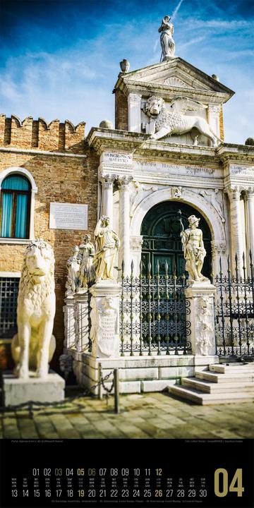 Produktbild Inside Venezia Kalender 2026 (33 x 66 cm)