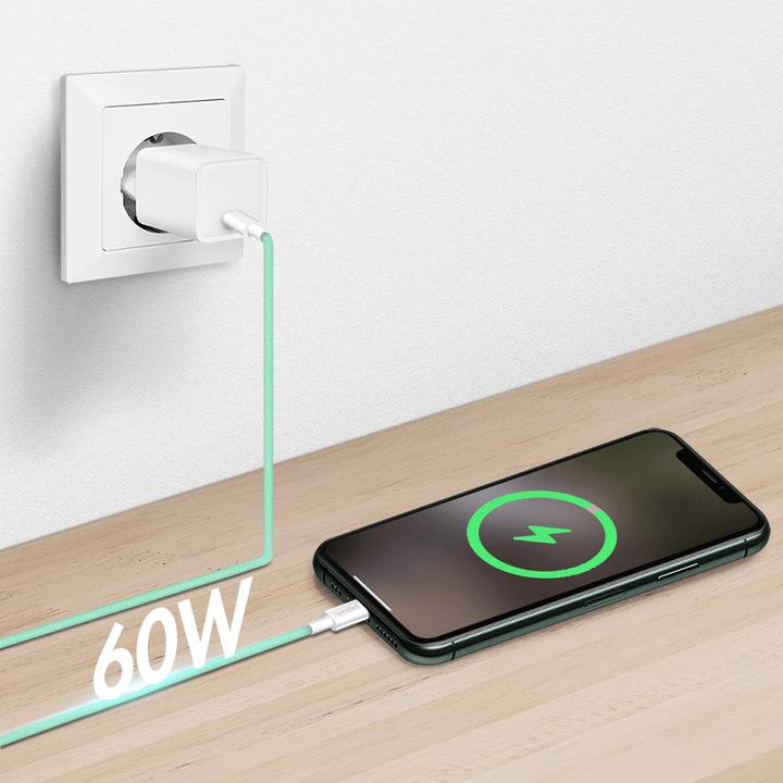 Image du produit LogiLink USB C – USB C (1 m, USB 2.0, 60 W)