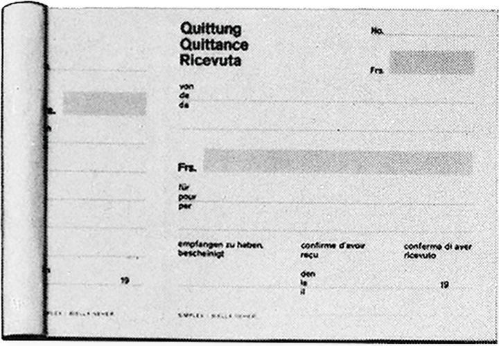 Actual product image Simplex Receipts - without copy (50x)