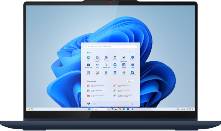 Actual product image Lenovo IdeaPad 5 2-in-1 (14", Intel Core Ultra 7 255H, 24 GB, 1000 GB, CH)