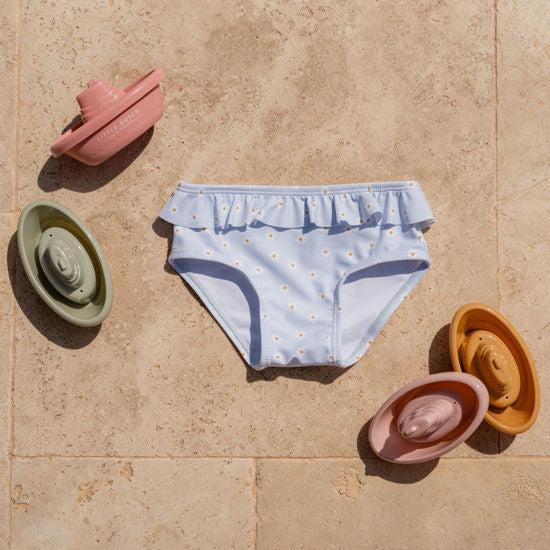 Image du produit Little Dutch Maillot de bain à volants Daisies Blue - 62/68 (62)