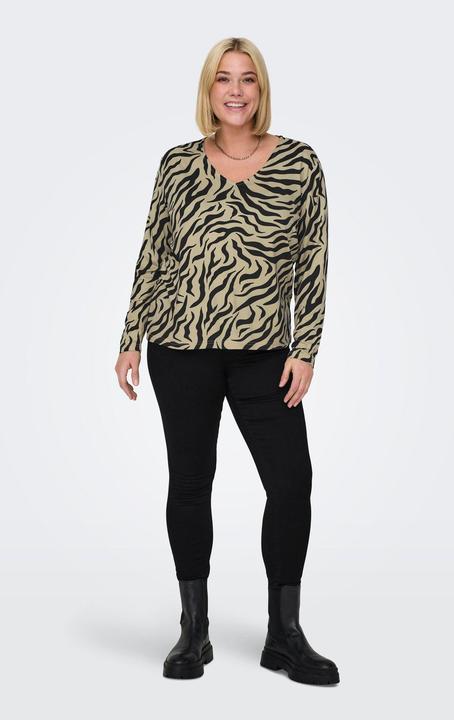 Actual product image Only Regular fit Round neck Curve Voluminous arm cut Top Top (M)