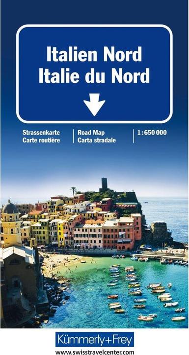 Italia (Nord), Carta stradale 1:650'000