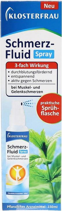 Actual product image Klosterfrau rubbing alcohol SchmerzFluid Spray (150 ml, Spray)