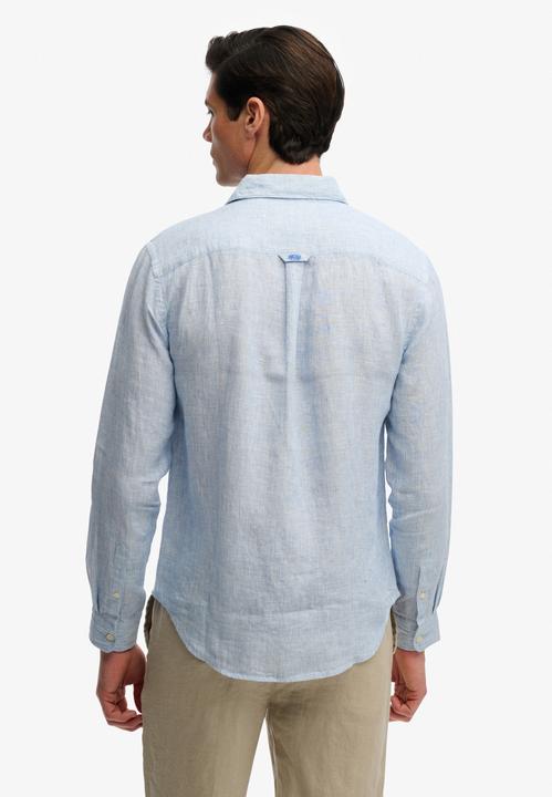 Produktbild Superdry Riviera Leinenhemd mit langen Ärmeln (XL)