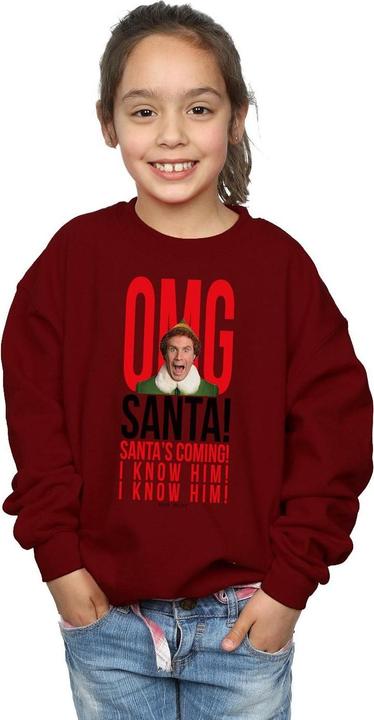Produktbild Elf OMG Santa I Know Him Sweatshirt Mädchen (140, 146)