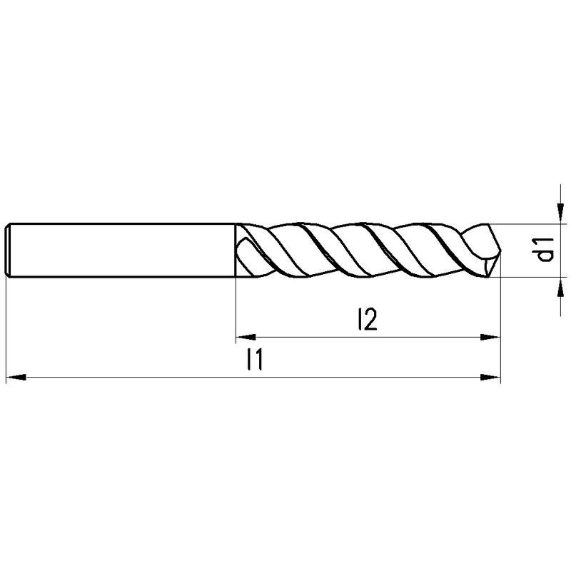 Thumbnail - Titex, Bohrereinsatz, Spiralbohrer (3 mm)