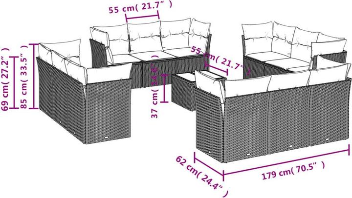 Produktbild vidaXL Kasen
