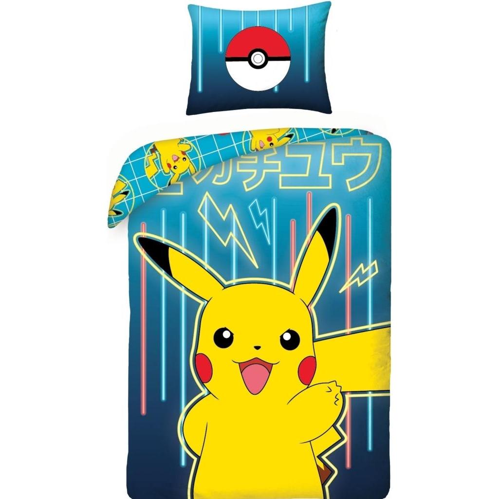 Tinisu, Kinderbettwäsche, Pokemon BettwÃ¤sche Pikachu - weiche Baumwolle - 140 x 200 cm