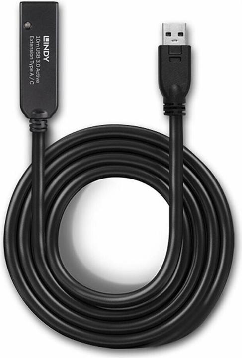 Produktbild Lindy 10m USB 3.0 Active Extension Type A to C (10 m, USB 3.2 Gen 1)