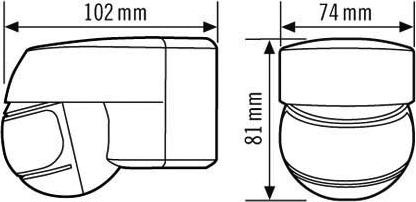 Immagine prodotto Esylux Rilevatore di movimento MD 200 bianco (10 m)