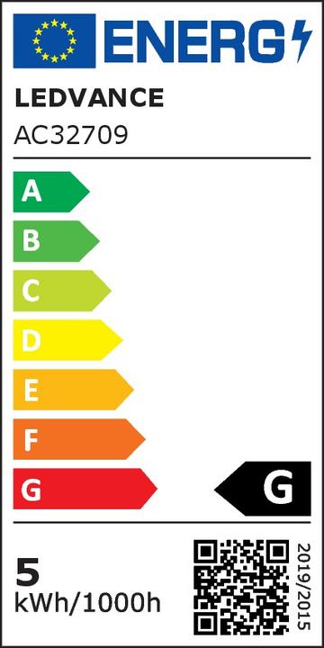 Label énergétique Osram Led Base Par16 (GU10, 350 lm, 5x)