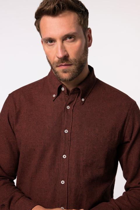 Produktbild JP1880 JP 1880 Flanellhemd, Langarm, Buttondown-Kragen, Modern Fit (6XL)