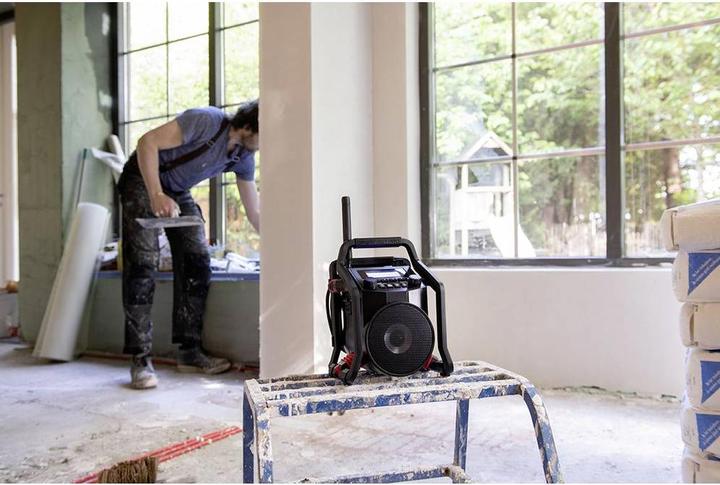 Produktbild PerfectPro Baustellenradio, IP65, Akku integriert (DAB+, KW, Bluetooth)