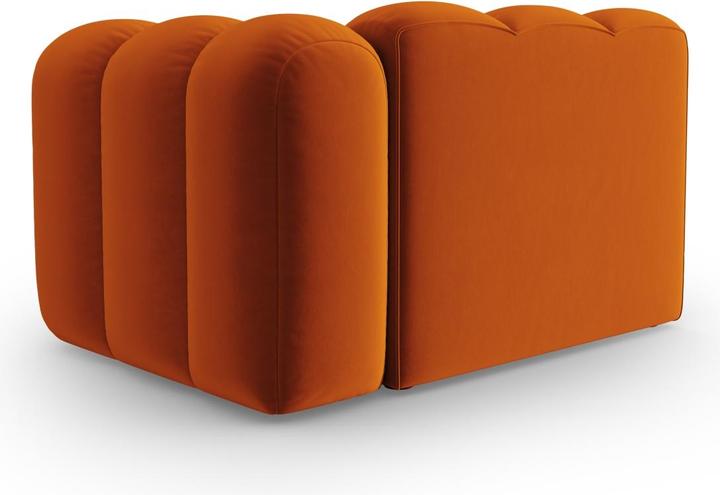 Actual product image Micadoni Velvet Modul Right, "Lupine", 1 Seat, 115x95x70Made in Europe (1-seater, Modular sofa)