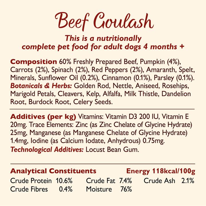 Produktbild Lily's Kitchen Beef Goulash (Adult, 1 Stk., 400 g)