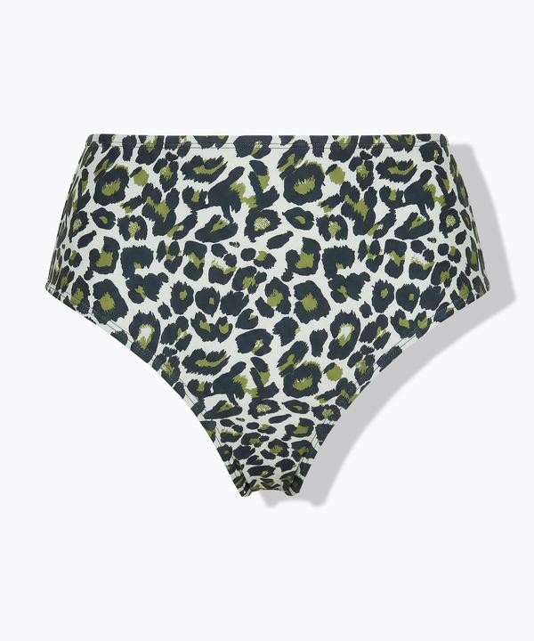 Image du produit Studio Untold Bas de bikini, imprimé léopard, taille haute, gainant (50)