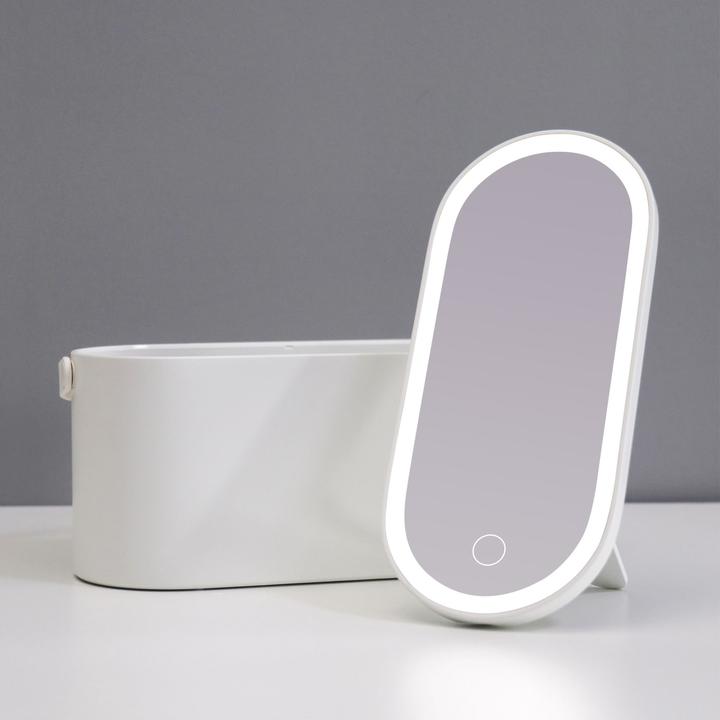 Actual product image Ailoria Magnifique Cosmetic Mirror with Beauty Case, White (16 x 14 x 25 cm)