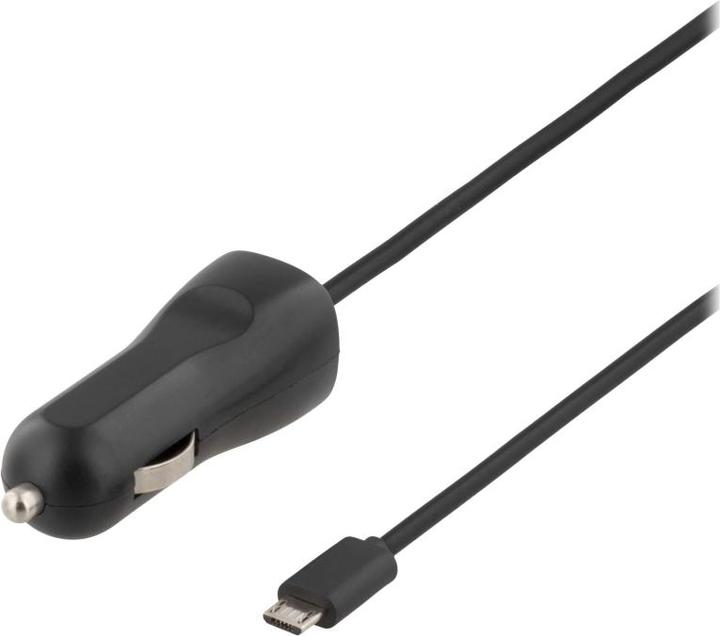 Produktbild Deltaco USB-CAR74 Ladegerät für Mobilgeräte Schwarz Auto