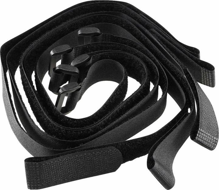 Produktbild Chilitec Klettband-Set mit Öse, 5 Stück, 50x2 cm, schwarz