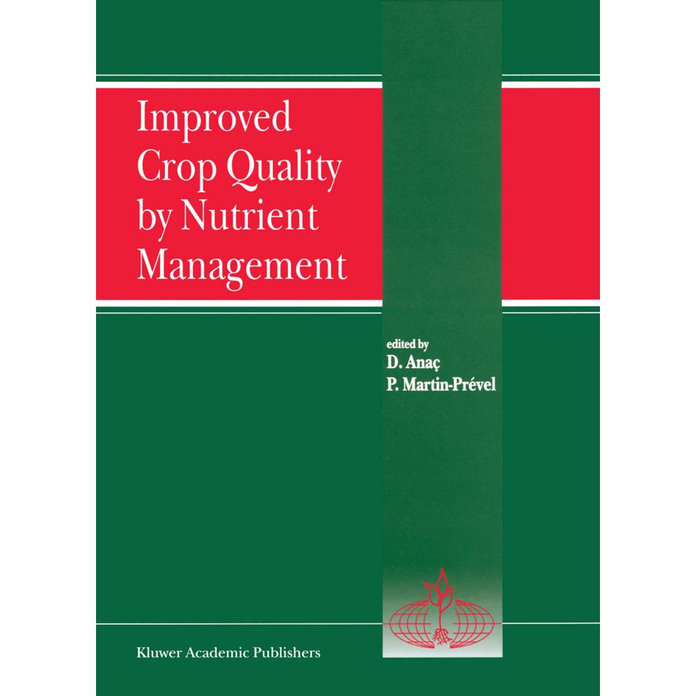 Improved Crop Quality by Nutrient Management, Fachbücher
