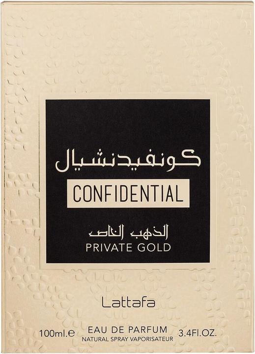 Produktbild Lattafa Perfumes Confidential Private Gold (Eau de Parfum, 100 ml)