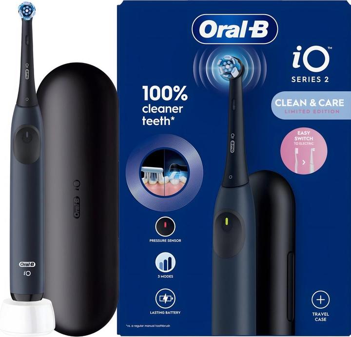Actual product image Oral-B Elektrische Ozeanblaue Zahnbürste der IO2-Serie (Oscillating toothbrush)