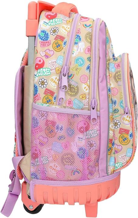 Image du produit Top Model Topmodel - TOPModel School Backpack Trolley GIRL POWER - Beige, Lilac, Coral - 34x24x50 cm (413286) (28 l)