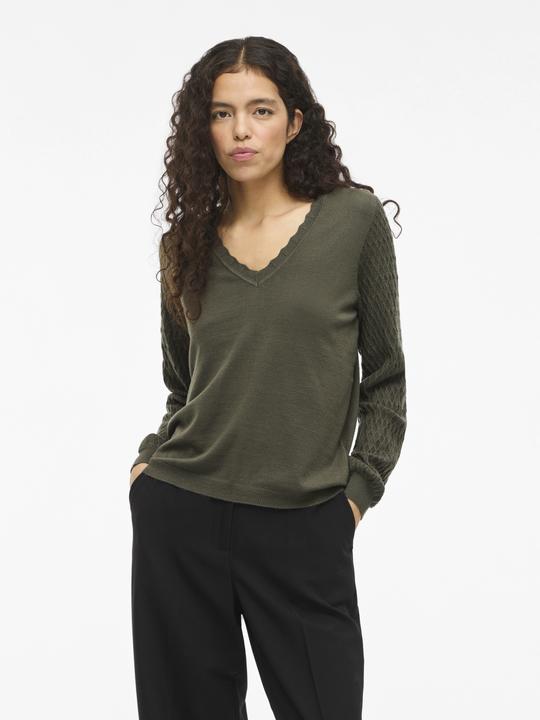 Image du produit Vila VIEMI V-Ausschnitt Strickpullover (L)