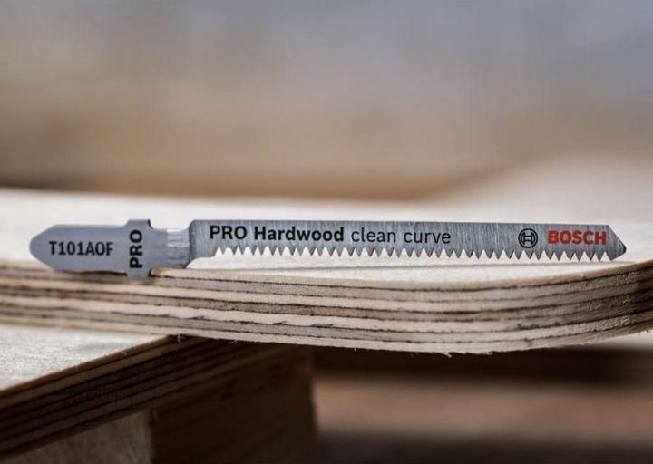 Image du produit Bosch Professional Zubehör Lame de scie sauteuse PRO Hardwood clean curve T101AOF, 83 mm, 2 pièces