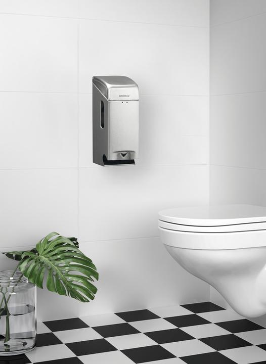 Actual product image Katrin Toilet Paper Dispenser Stainless Steel