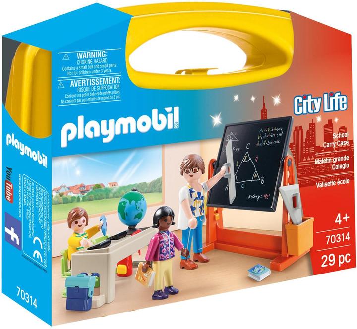 Produktbild Playmobil Box Schule (70314, Playmobil City Life)