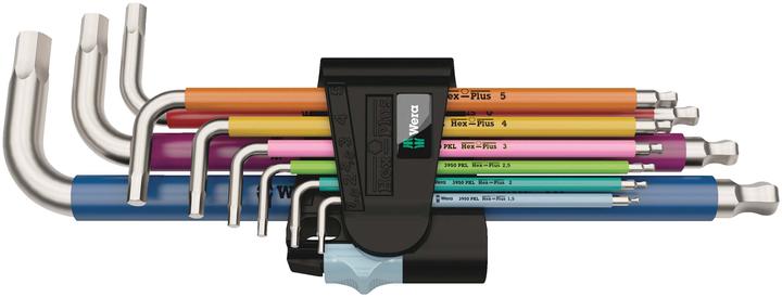 Image du produit Wera 3950/9 Hex-Plus Multicolour Stainless 1