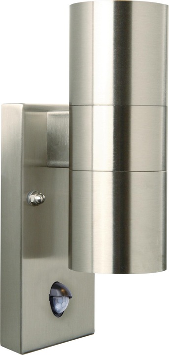 Produktbild Nordlux Tin, D.Wandleuchte m Sensor, Edelstahl (GU10, IP54)