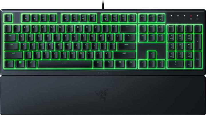 Actual product image Razer for games Ornata V3 X RGB LED lighting, US, with cable, Black, Silent Membrane, Numeric Keypad (US, Cable)