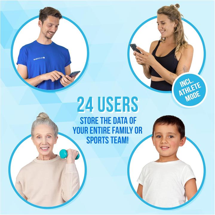 Produktbild Silvergear Weegschaal met Lichaamsanalyse - Slimme Weegschaal - Scale (180 kg)