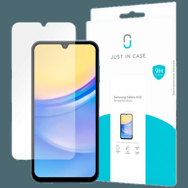 Productafbeelding Just in Case Gehard glas heldere screen protector Samsung Galaxy A16/A16 5G (1 Stuk, Samsung Galaxy A16, Samsung Galaxy A16 5G)
