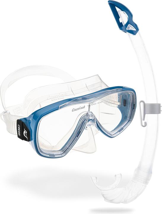 Transparent / Bleu