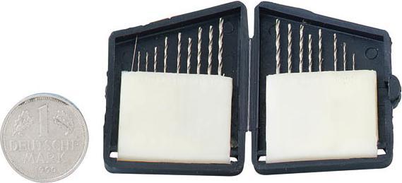 Actual product image Donau HSS drill bit set (1.2 mm, 0.9 millimetre, 0.8 millimetre, 1.10 mm, 0,5mm, 0.3 mm, 0.60 mm, 0.40 mm, 1.00 mm, 0.7 millimetre)