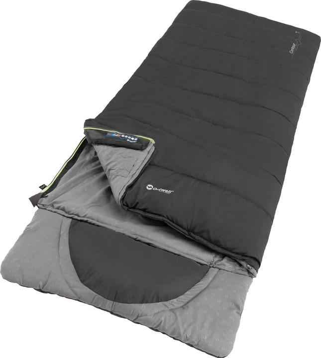 Immagine prodotto Outwell Sacco a pelo Contour in poliestere, grigio scuro, numero di persone (220 cm)