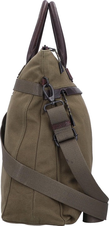 Actual product image Camel Active Canvas and leather shoulder bag in herritage look